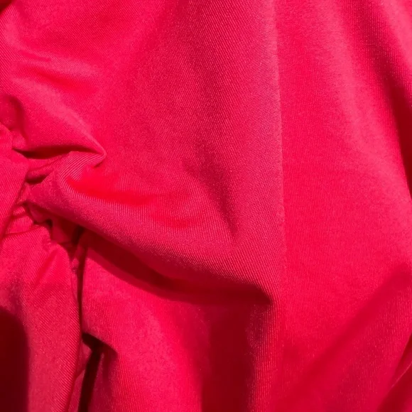 Pink Backless Spaghetti Strap Sleeveless Ruched Bodycon Mini Dress size S NWOT - Picture 4 of 4